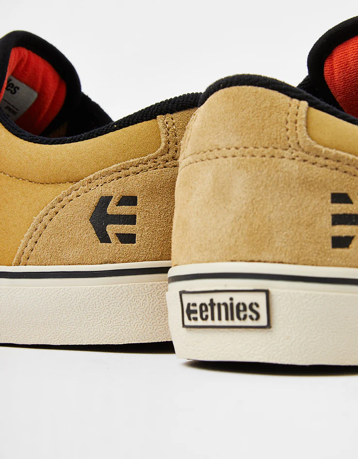 etnies Barge LS Skate Shoes - Tan/Brown/Orange - Image 5