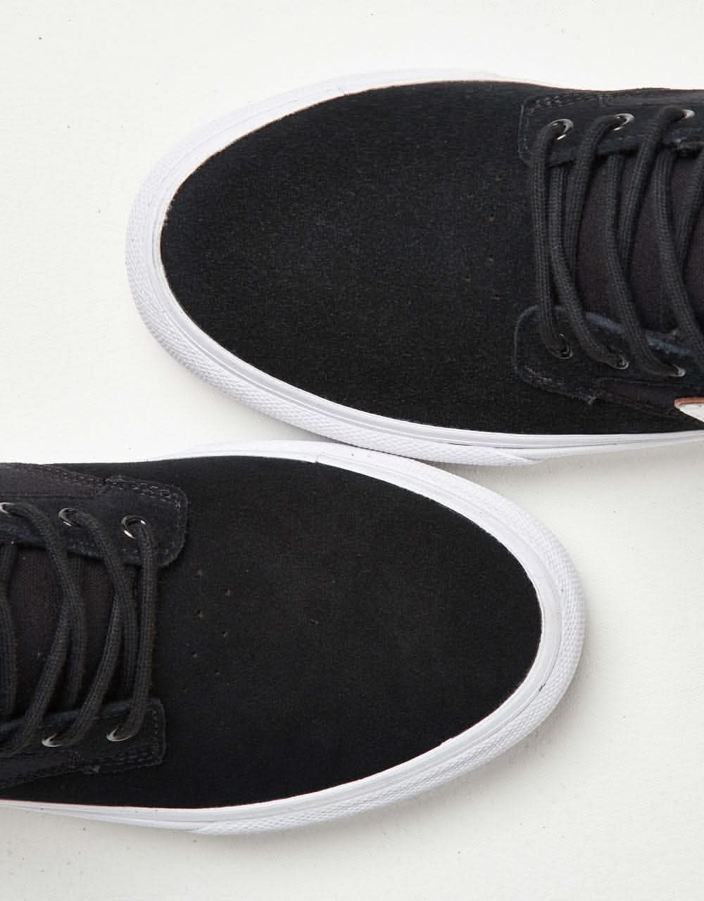 Etnies Barge Plus Skate Shoes - Black/White - Image 6