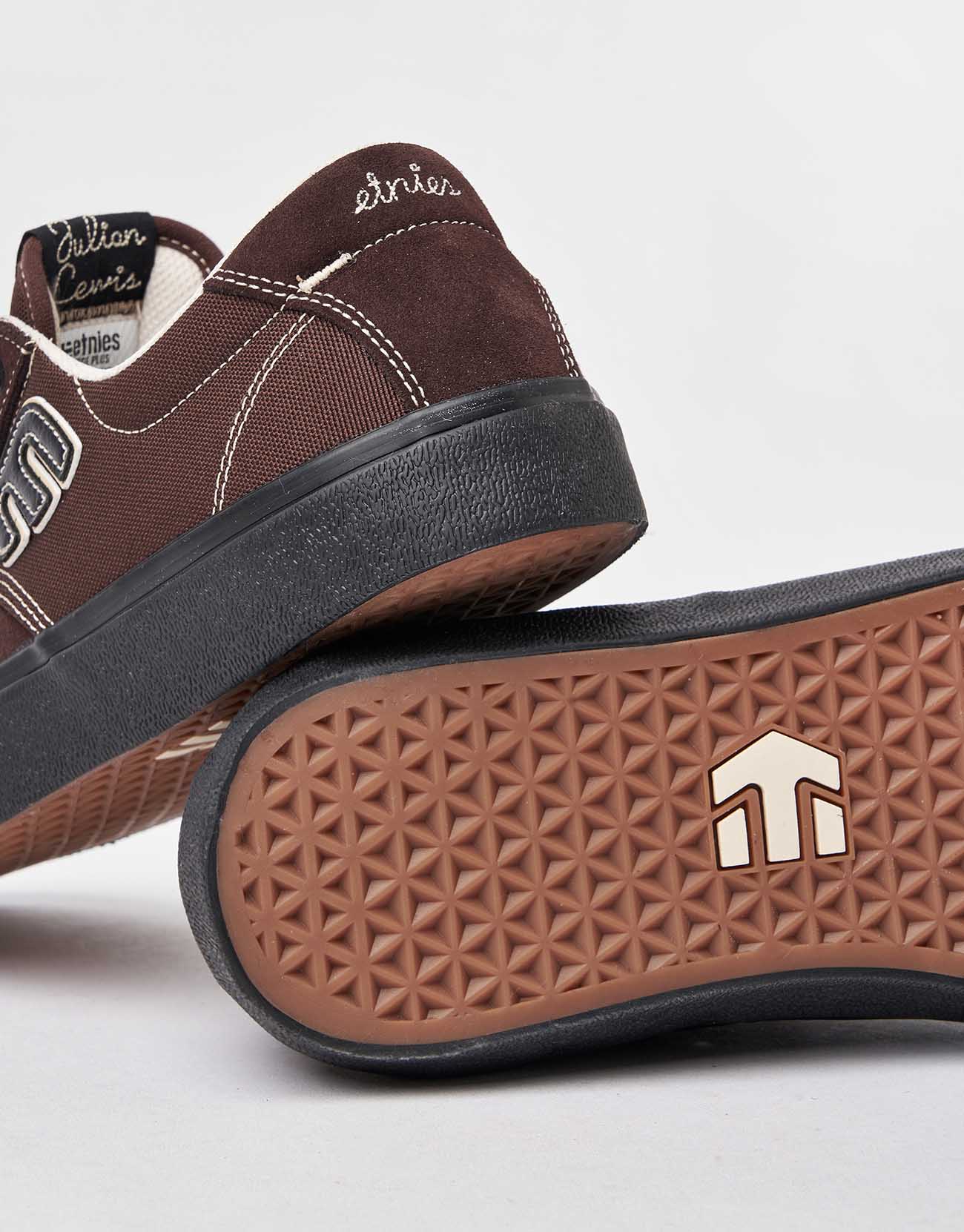 Etnies Barge Plus Skate Shoes - Brown/Black - Image 5
