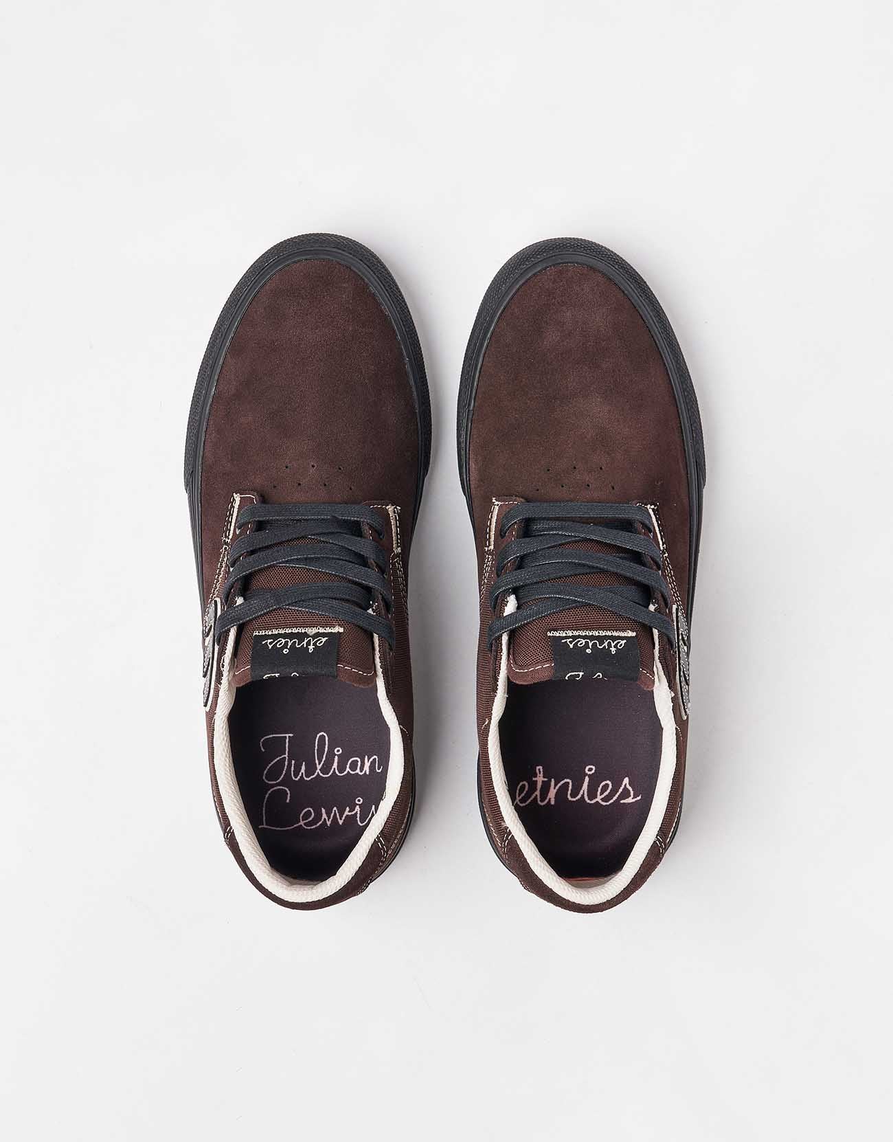 Etnies Barge Plus Skate Shoes - Brown/Black - Image 8