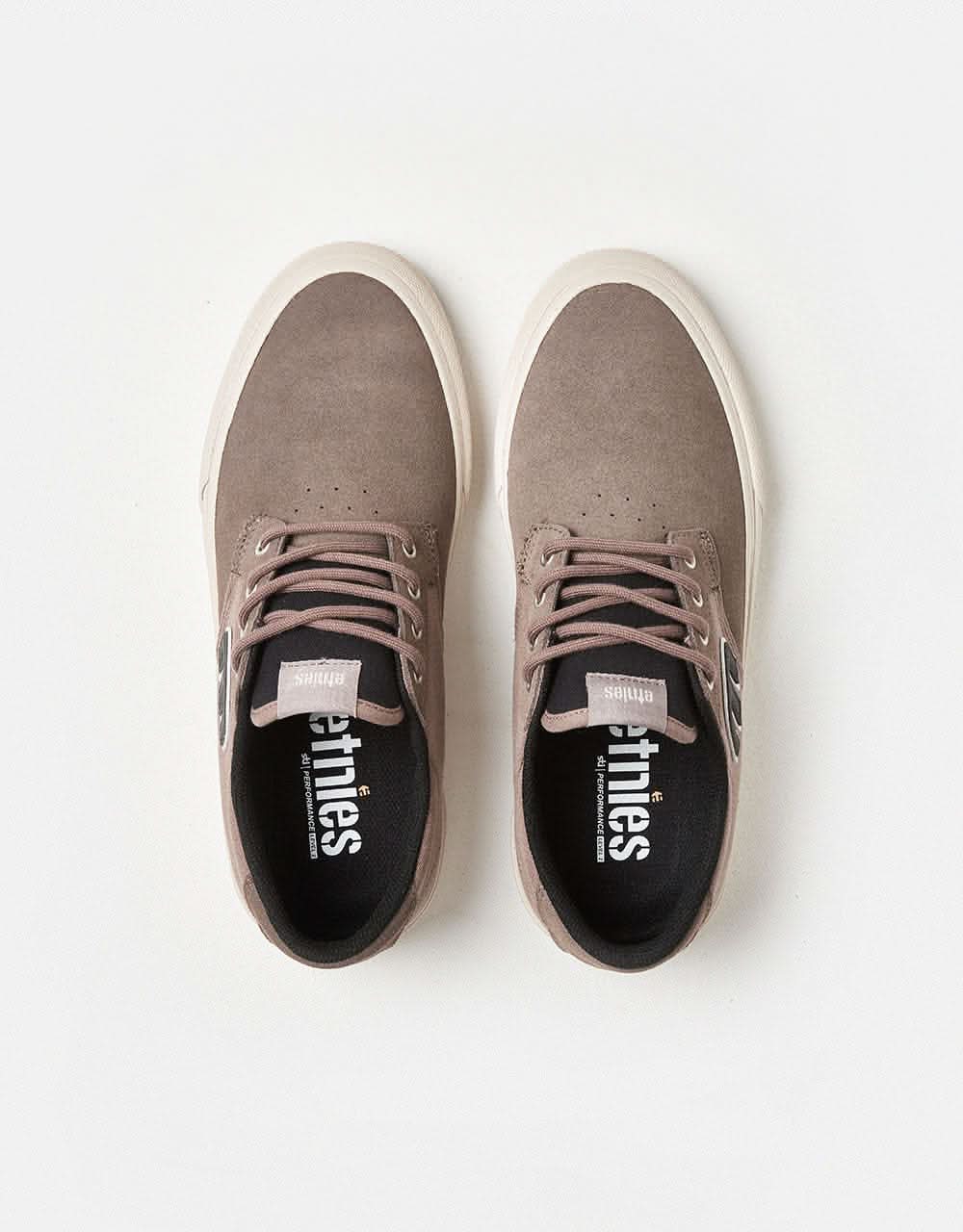Etnies Barge Plus Skate Shoes - Warm Grey/Black - Image 2