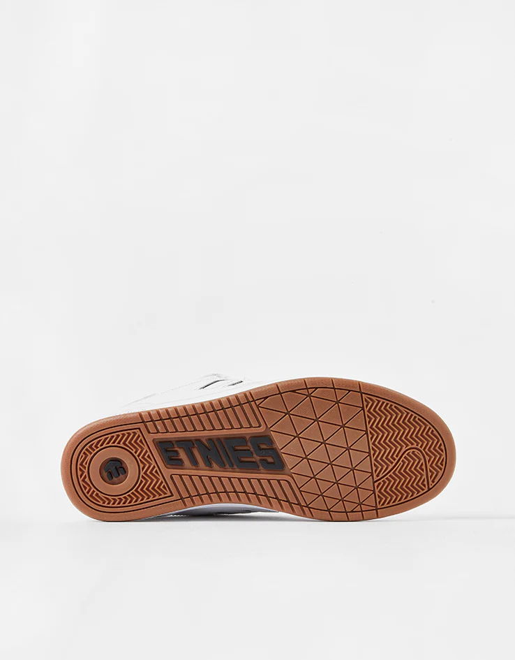 etnies Callicut Skate Shoes - White/Black - Image 2