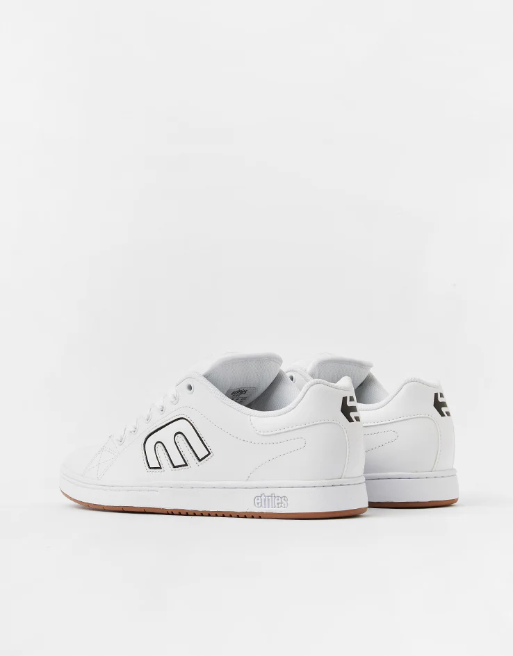 etnies Callicut Skate Shoes - White/Black - Image 4