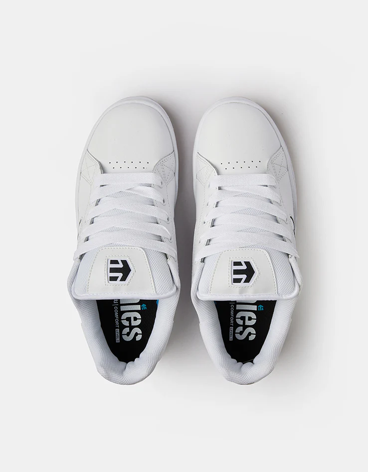 etnies Callicut Skate Shoes - White/Black - Image 7