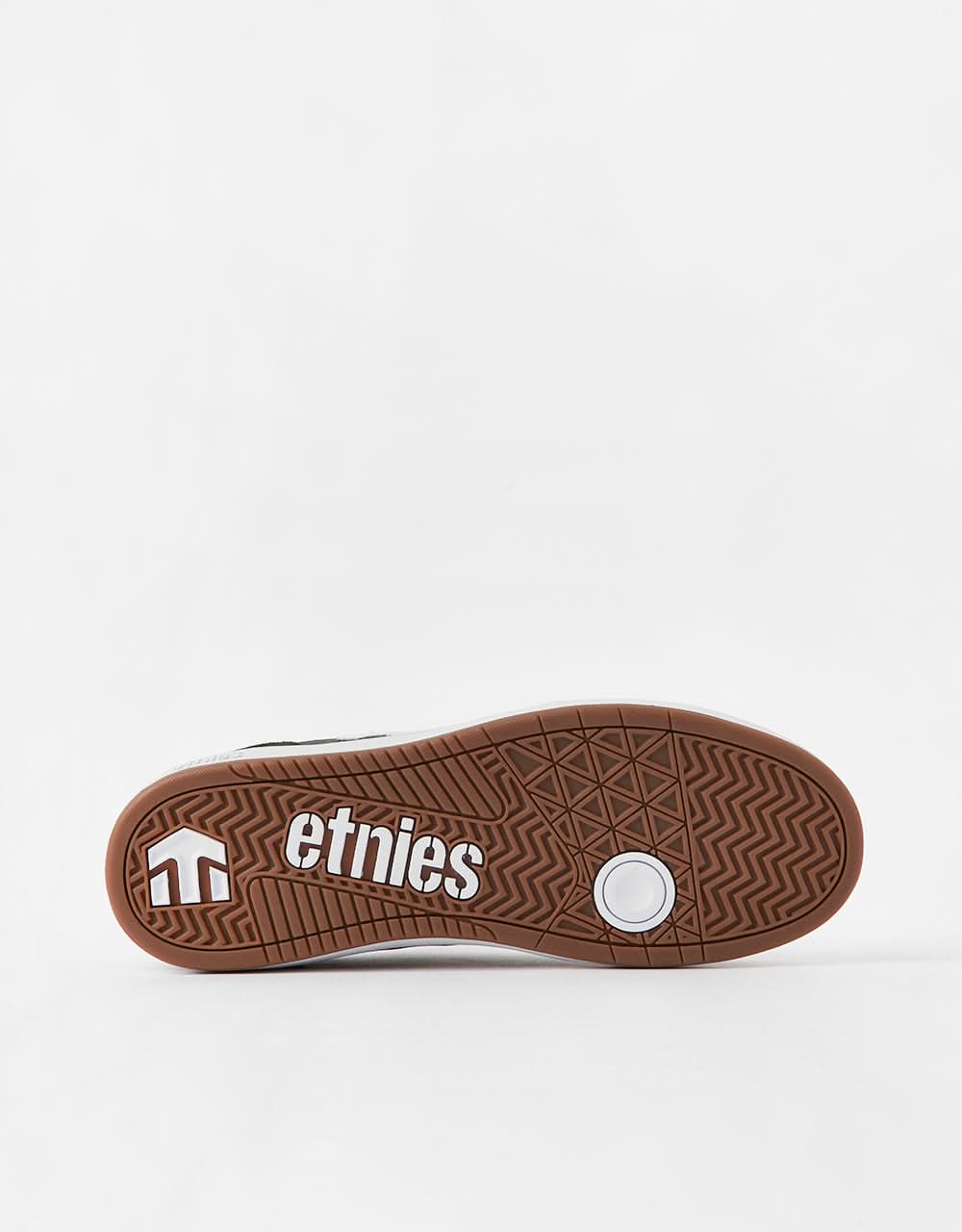 Etnies Cresta Skate Shoes - Green/White - Image 2