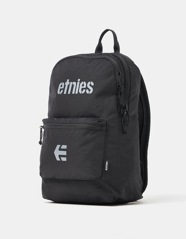 Etnies Fader Print Backpack - Black/Charcoal - Image 2