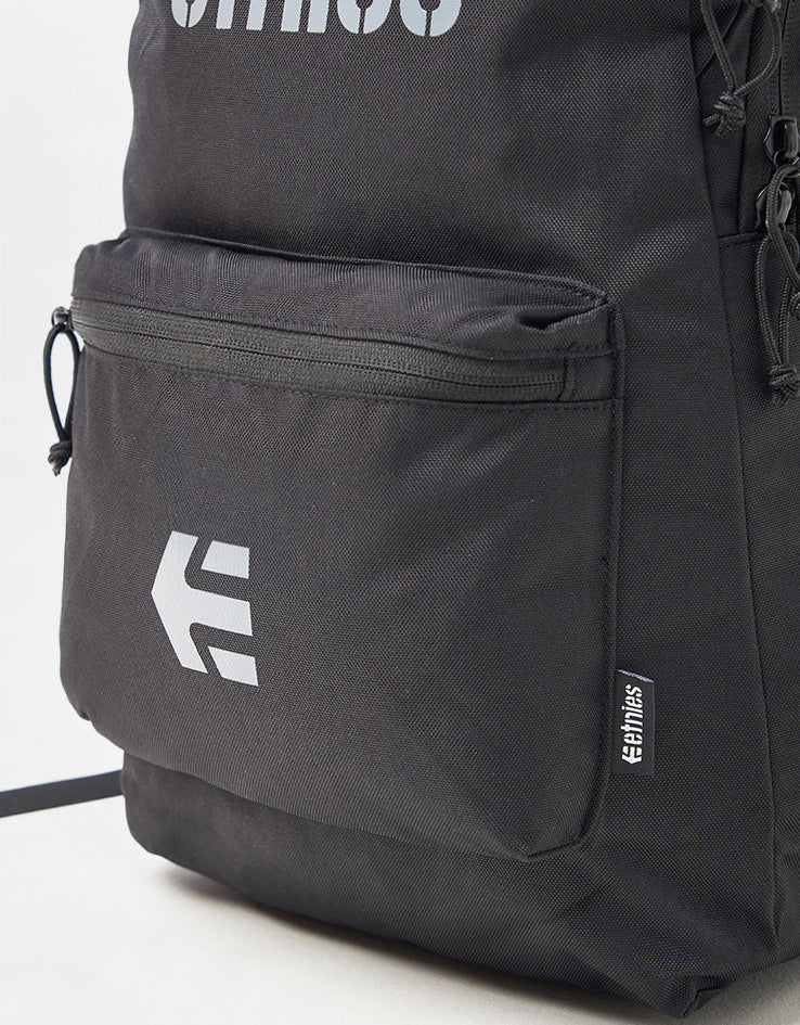 Etnies Fader Print Backpack - Black/Charcoal - Image 5