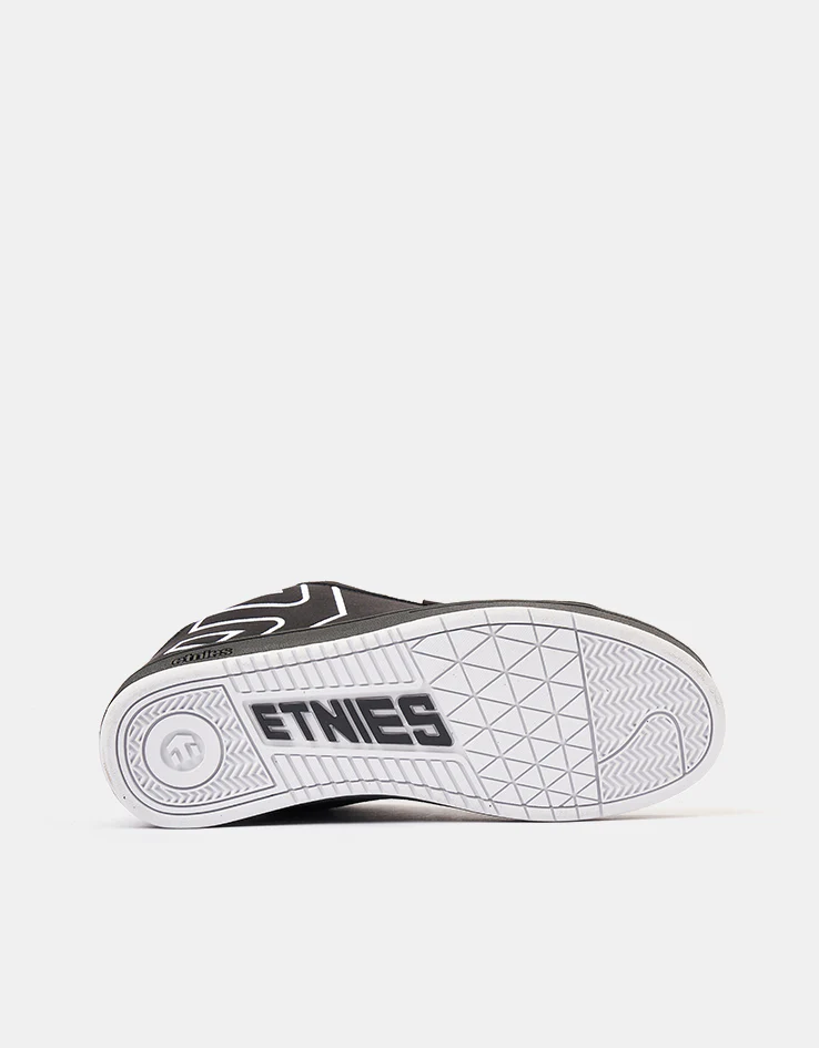 etnies Fader Skate Shoes - Worn Black - Image 2