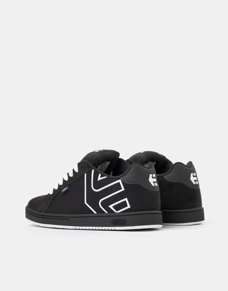 etnies Fader Skate Shoes - Worn Black - Image 4