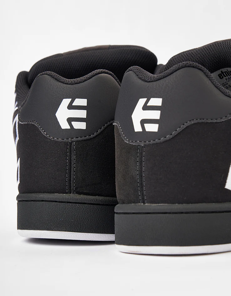 etnies Fader Skate Shoes - Worn Black - Image 5