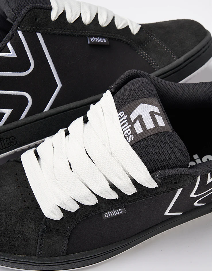 etnies Fader Skate Shoes - Worn Black - Image 6