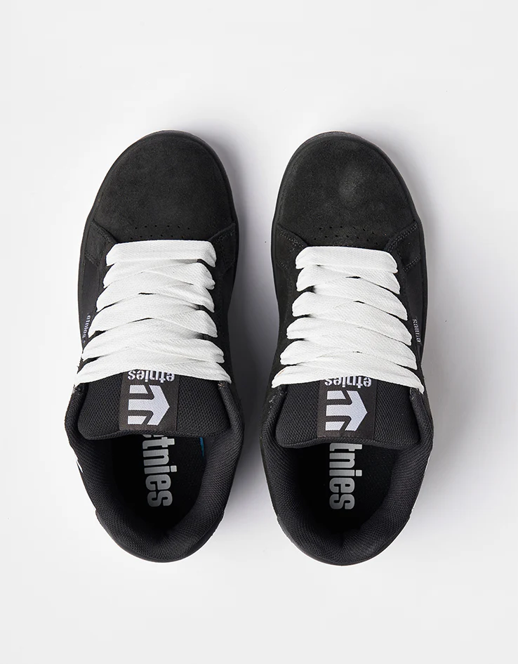 etnies Fader Skate Shoes - Worn Black - Image 7