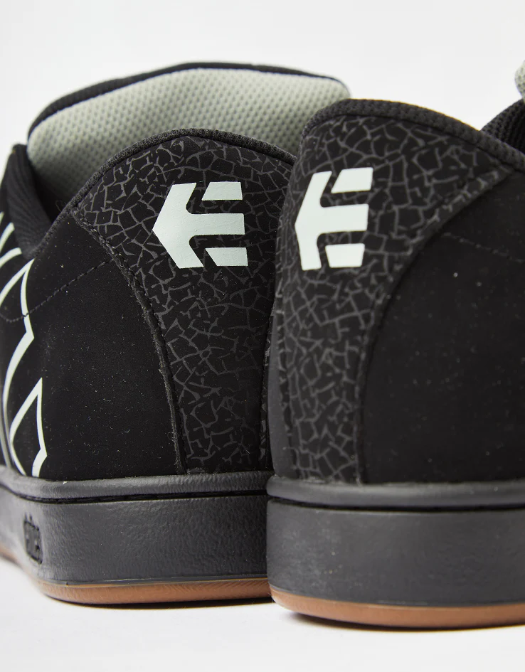etnies Kingpin 2 Skate Shoes - Black/Black/Silver - Image 5