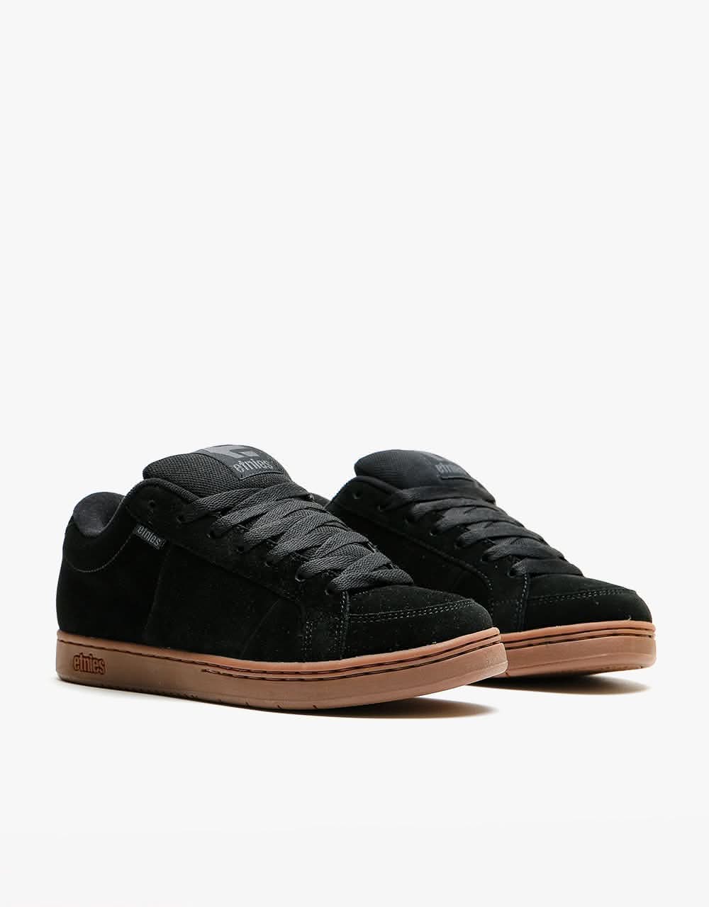 Etnies Kingpin Skate Shoes - Black/Dark Grey/Gum - Image 2
