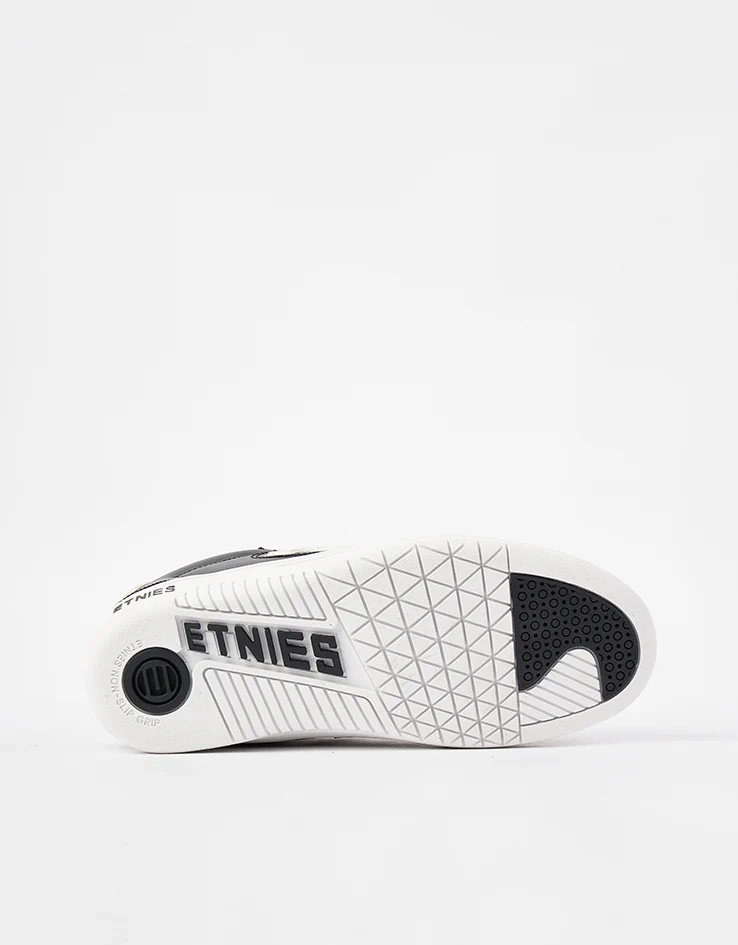 Etnies Lo-Cut Skate Shoes - Black/White/White - Image 2