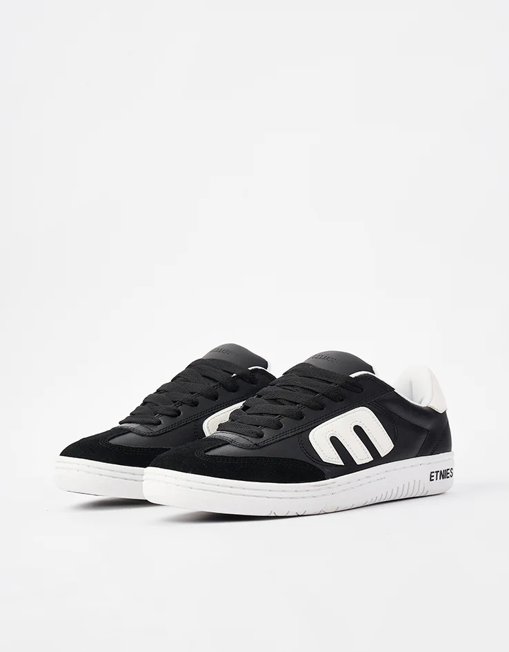 Etnies Lo-Cut Skate Shoes - Black/White/White - Image 3