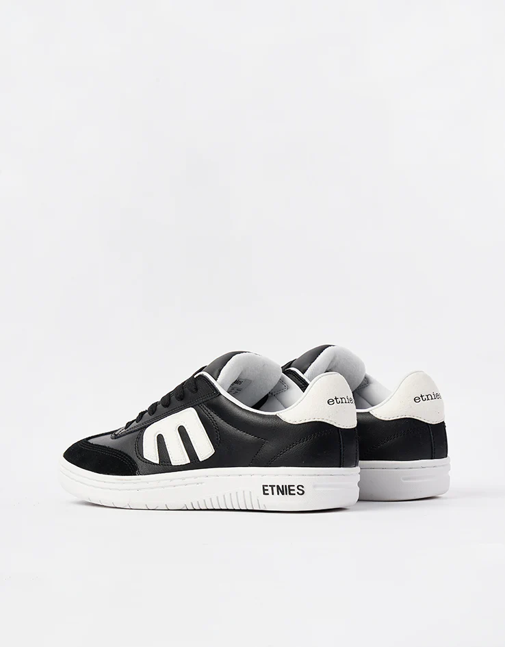 Etnies Lo-Cut Skate Shoes - Black/White/White - Image 4