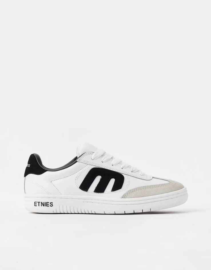 Etnies Lo-Cut Skate Shoes - White/Black/White