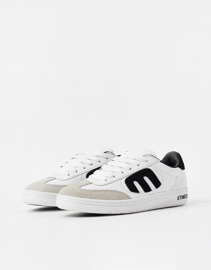 Etnies Lo-Cut Skate Shoes - White/Black/White - Image 3