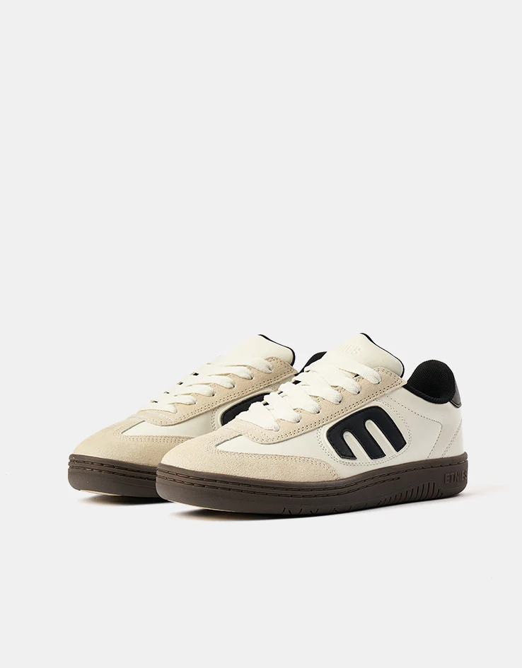 etnies Locut Skate Shoes - White/Black/Gum - Image 3