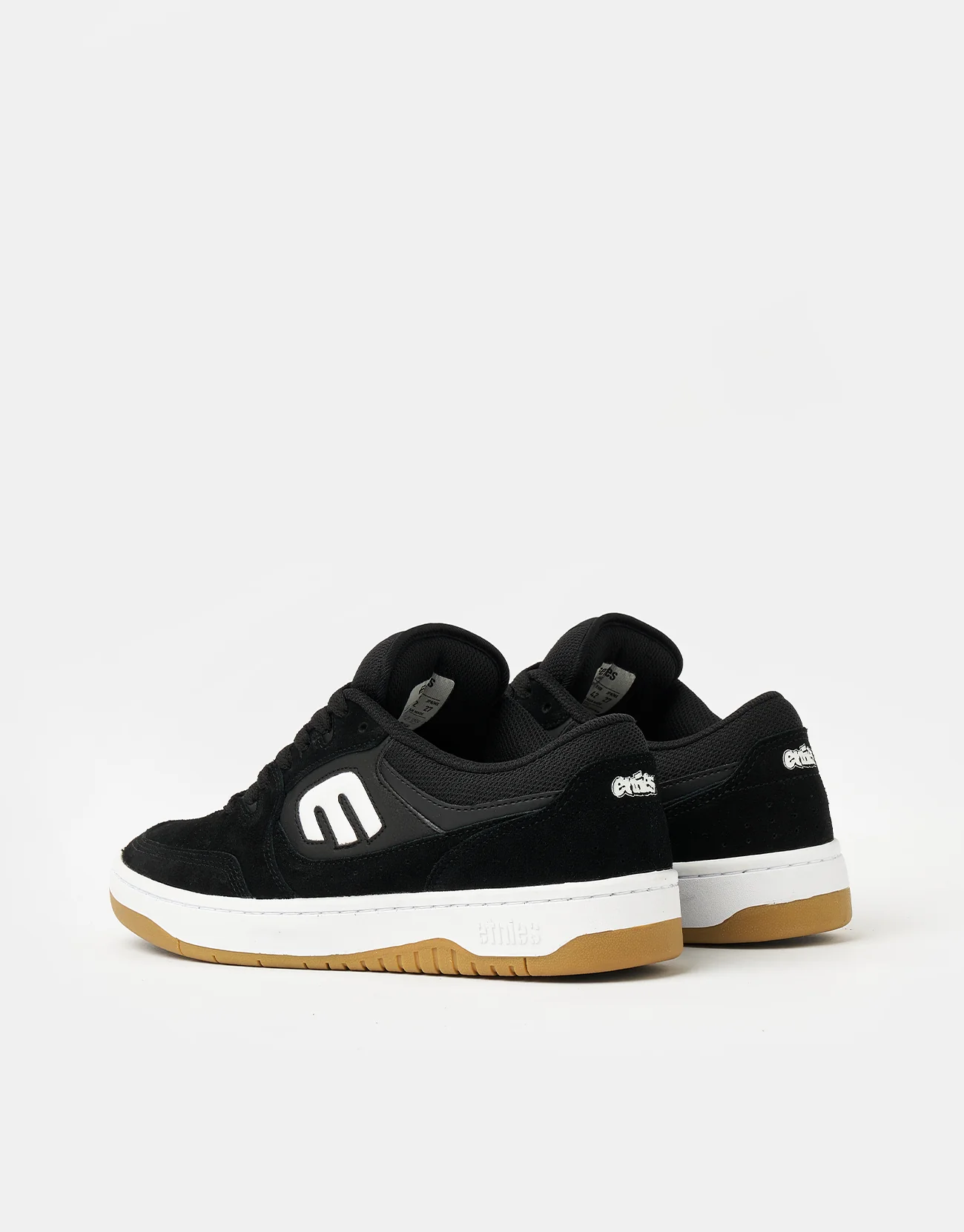 Etnies Loot Skate Shoes - Black/White - Image 4