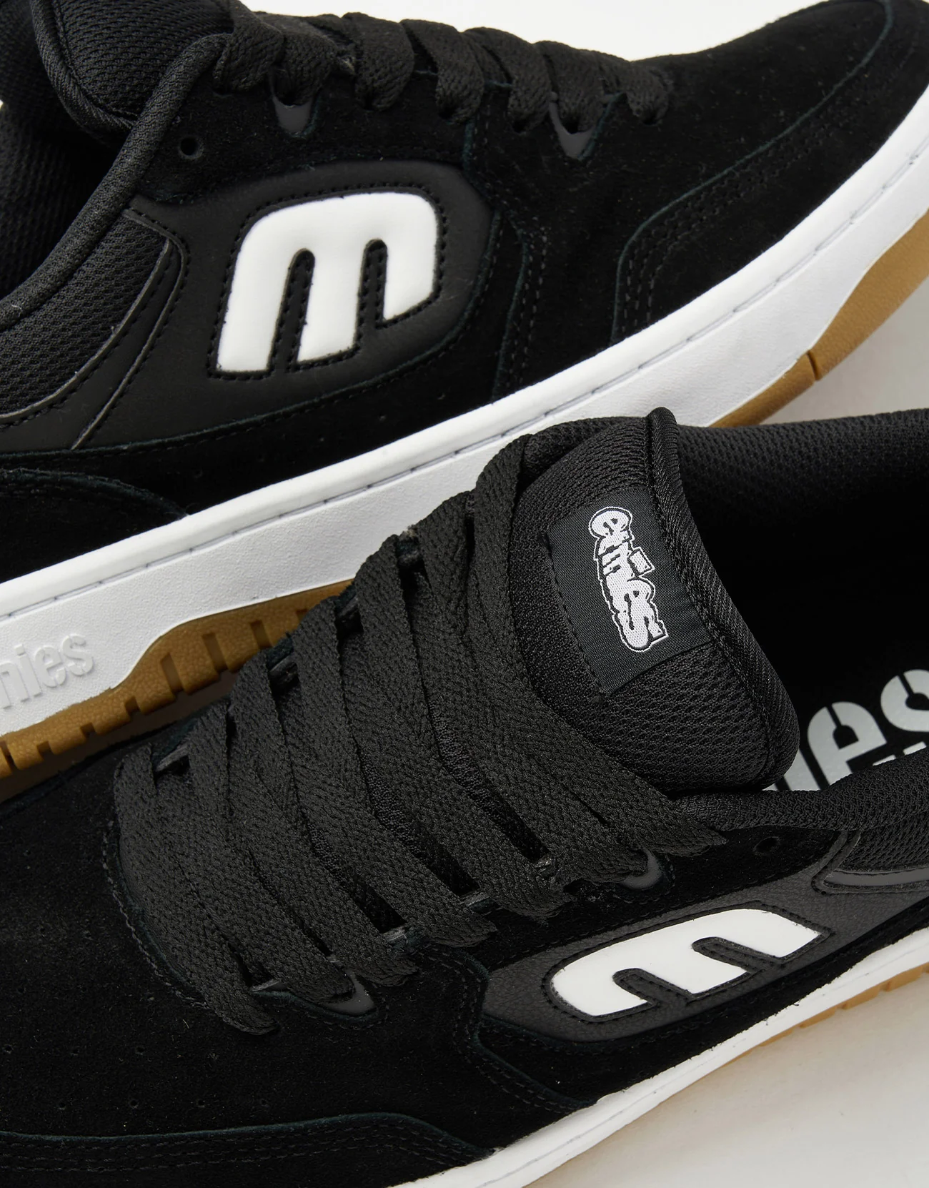 Etnies Loot Skate Shoes - Black/White - Image 8