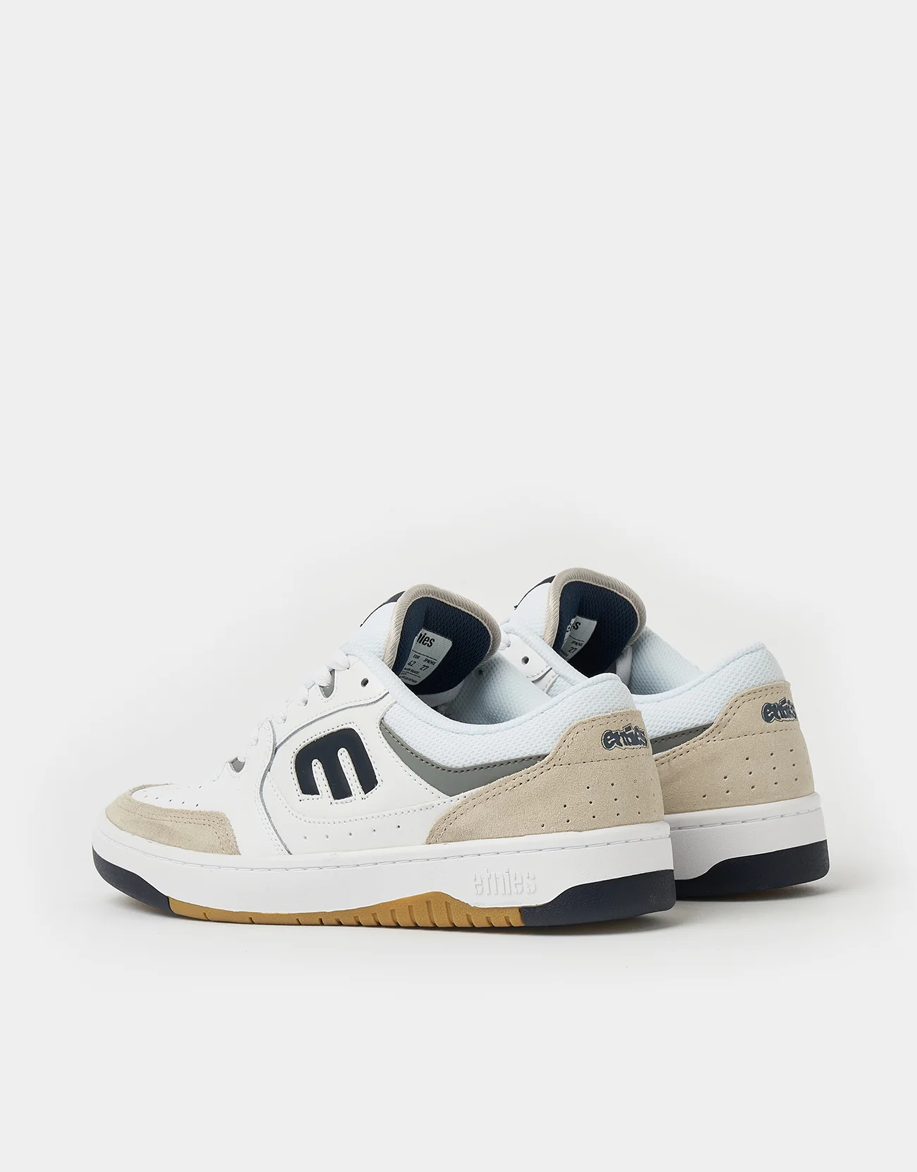Etnies Loot Skate Shoes - White/Navy - Image 5