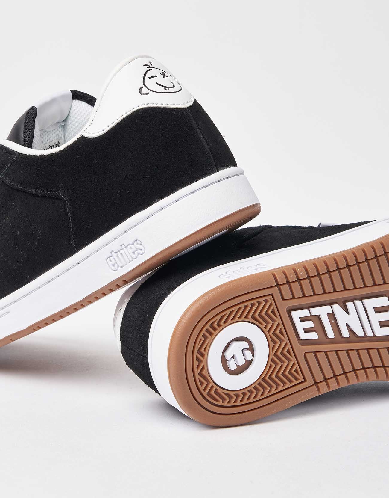 Etnies Scam Skate Shoes - Black/White - Image 5