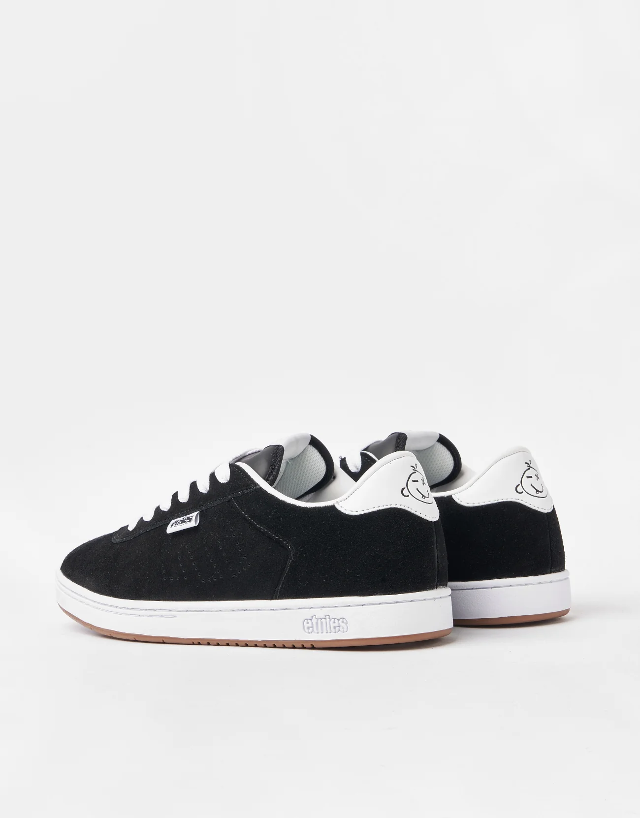 Etnies Scam Skate Shoes - Black/White - Image 6
