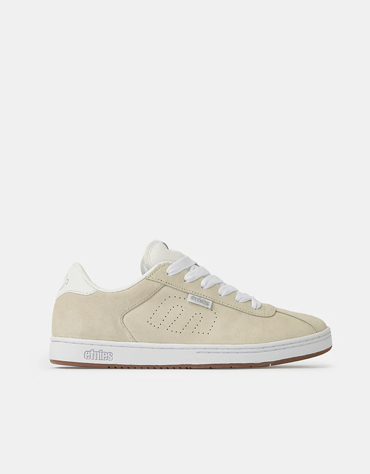 etnies Scam Skate Shoes - White/White