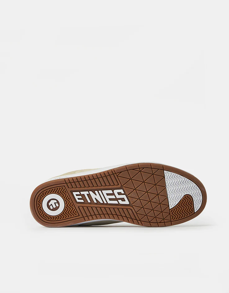etnies Scam Skate Shoes - White/White - Image 7