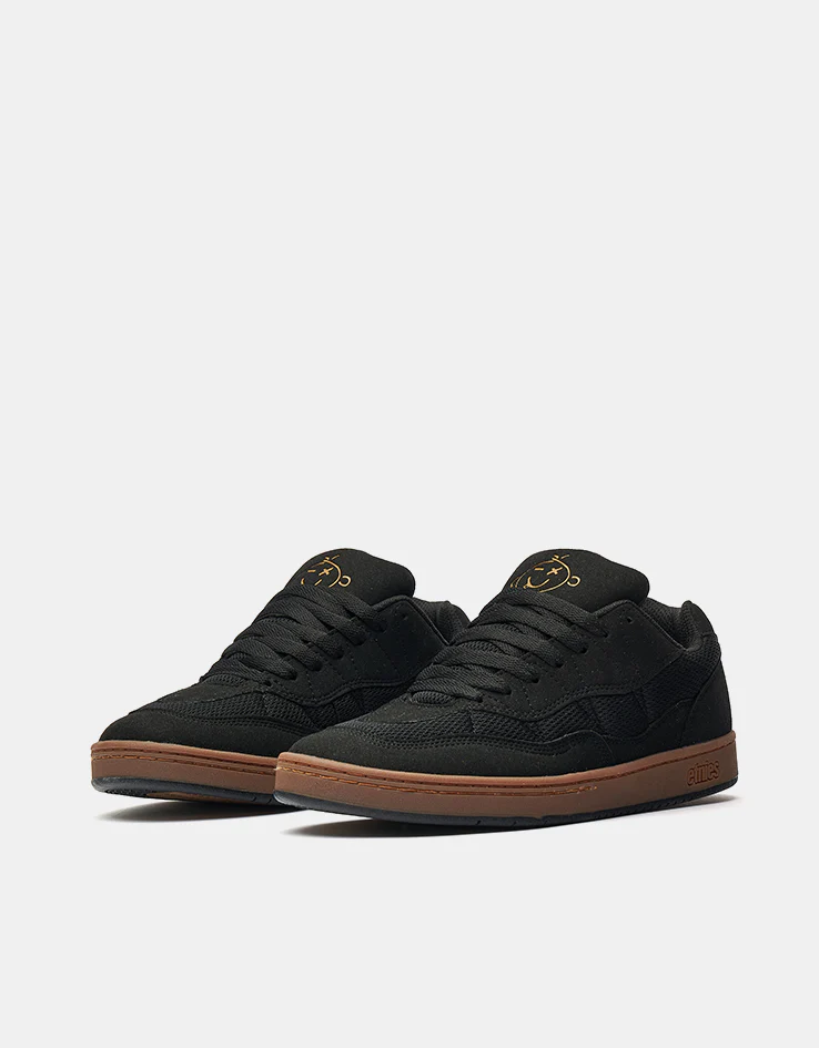 etnies Snake Skate Shoes - Black/Gum - Image 2