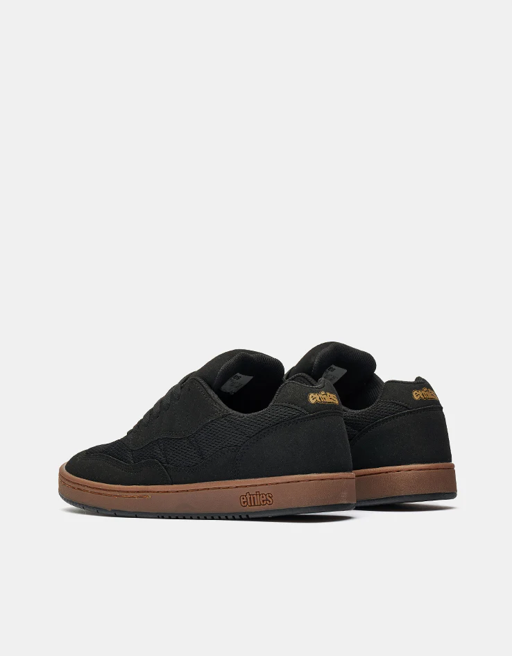 etnies Snake Skate Shoes - Black/Gum - Image 3