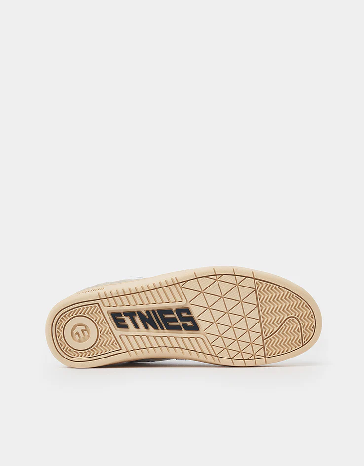 Etnies Snake Skate Shoes - White/Navy - Image 2