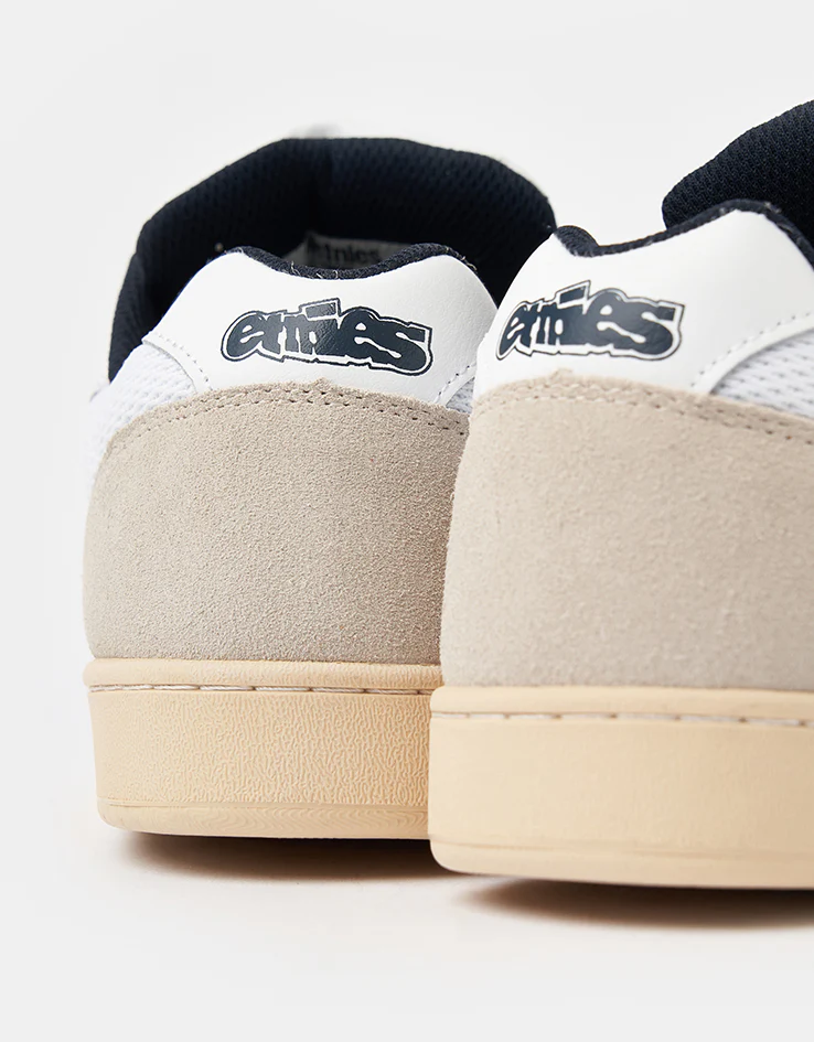 Etnies Snake Skate Shoes - White/Navy - Image 5