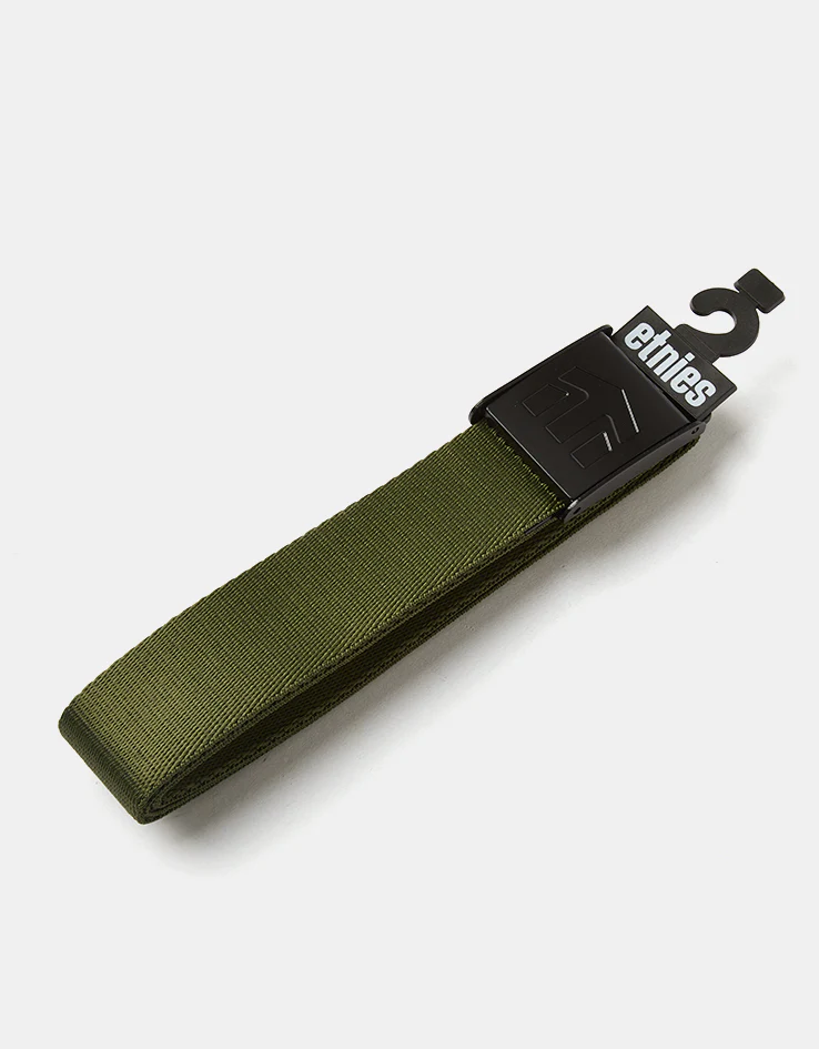 Etnies Staplez Web Belt - Olive - Image 4