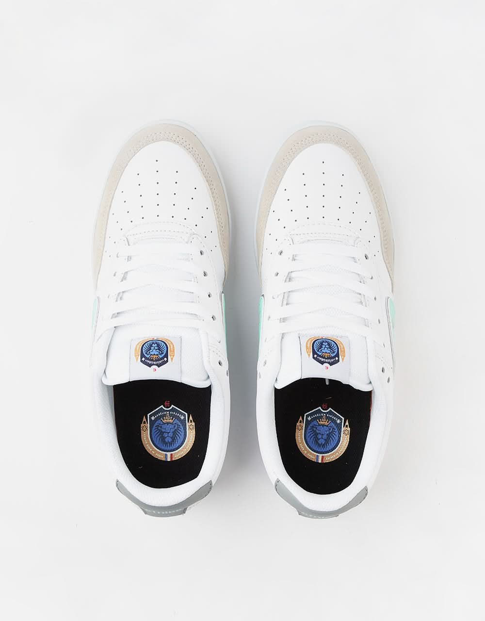 etnies The Aurelien Skate Shoes - White/Mint - Image 6