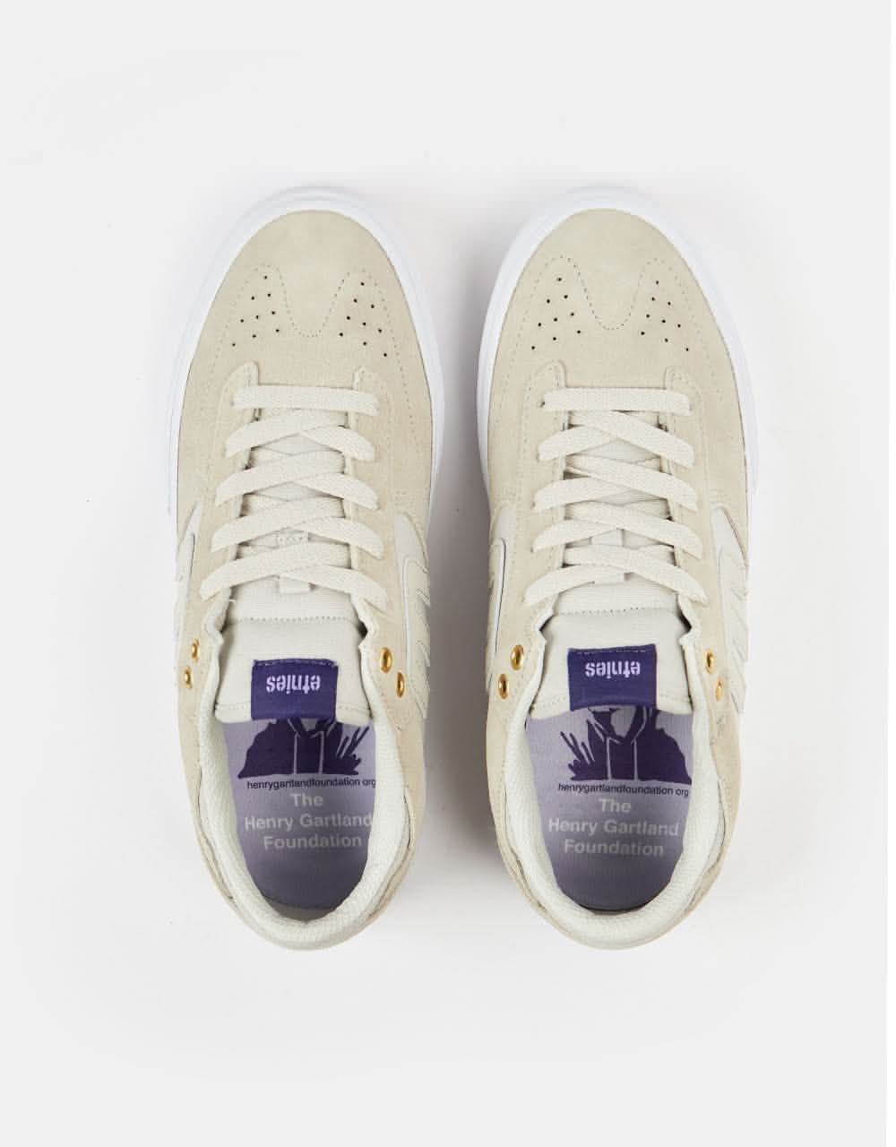 Etnies x Henry Gartland Windrow Vulc Skate Shoes - Warm Grey - Image 6