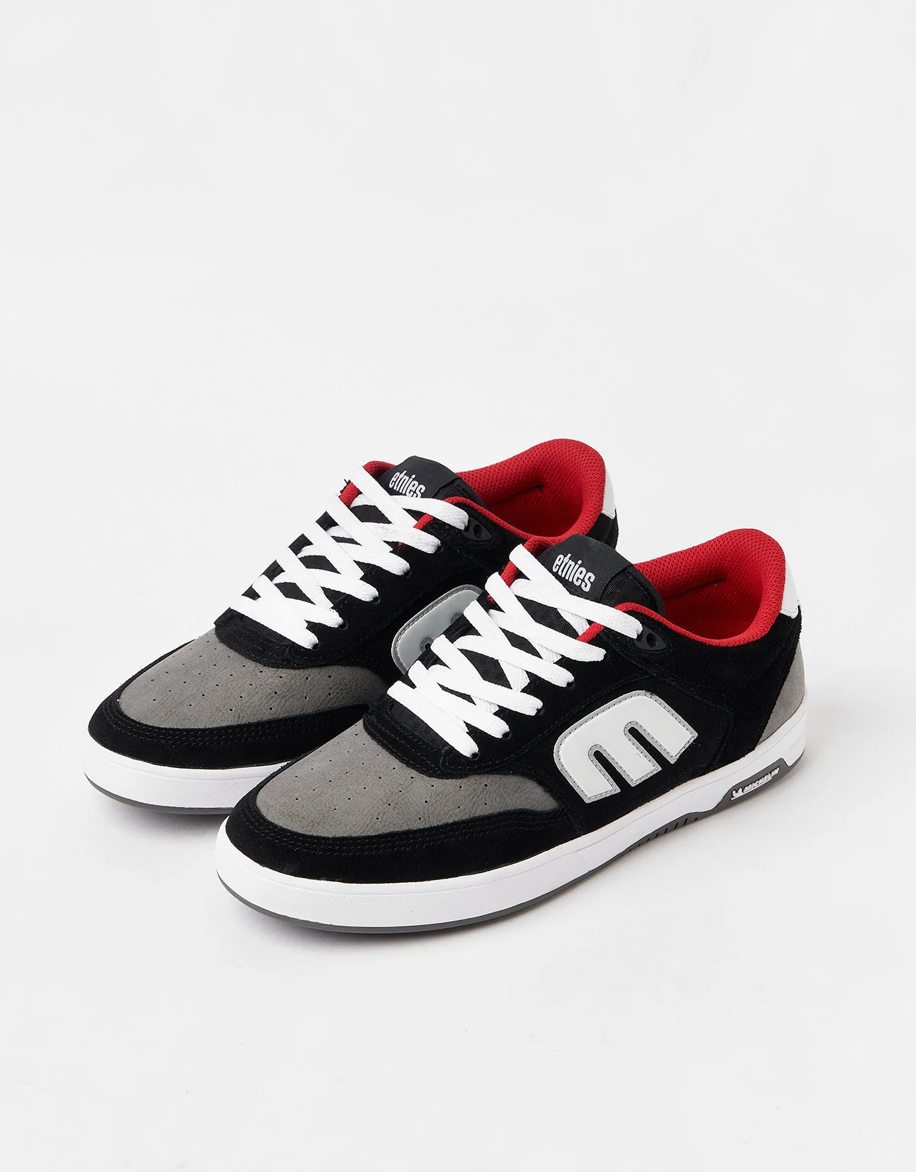 Etnies x Michelin The Aurelien Skate Shoes - Black/Grey/White - Image 3