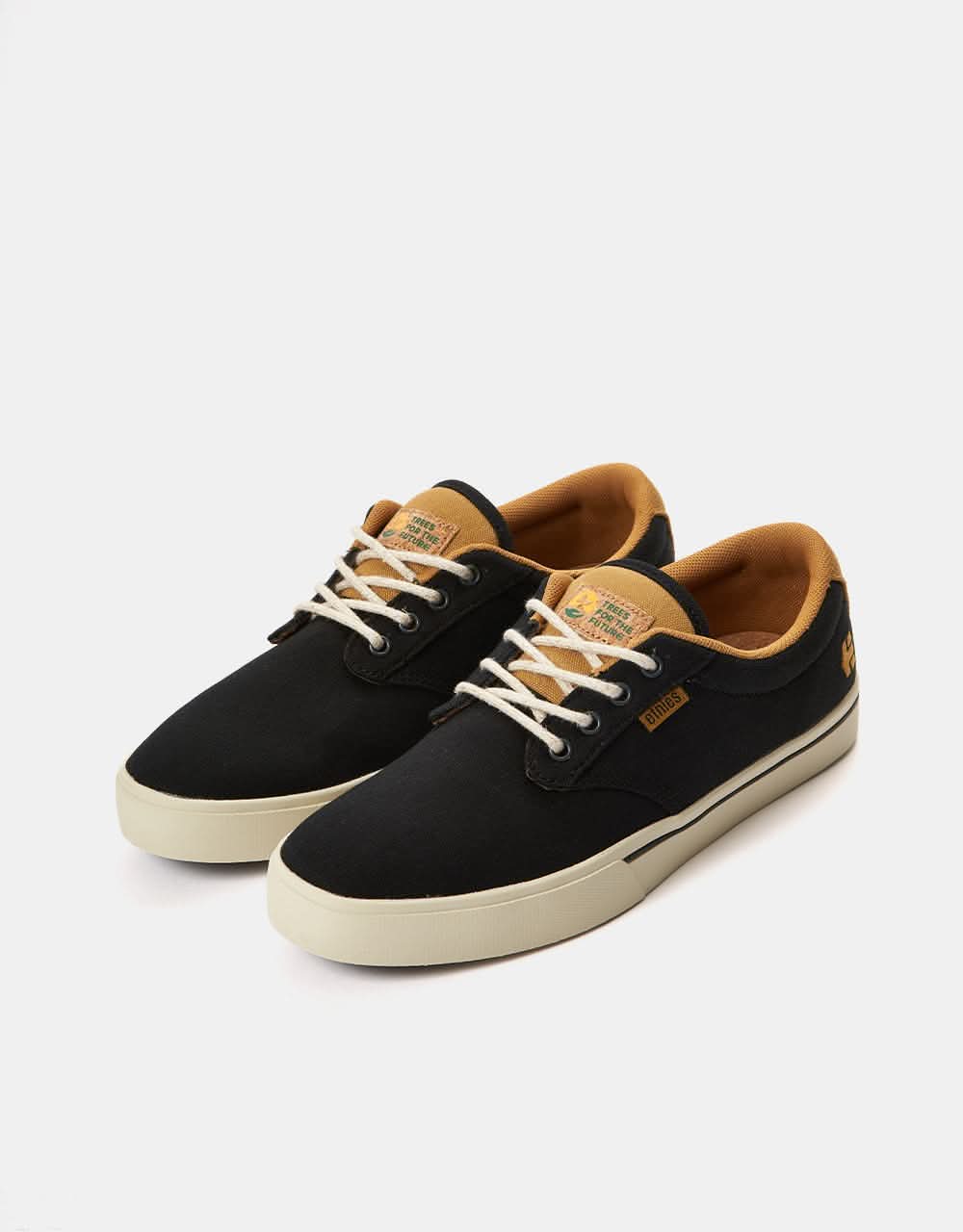 Etnies x TFTF Jameson 2 Eco Skate Shoes - Black/Brown - Image 3