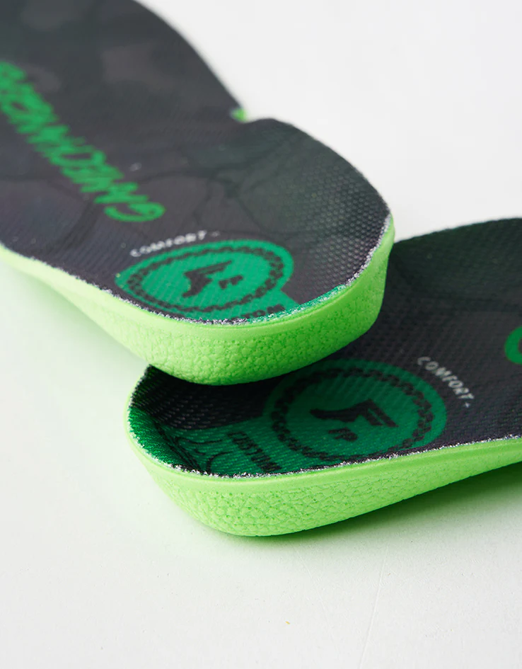 Footprint Gamechangers Elite Low 3-5mm Custom Orthotic Insoles - Black/Lime - Image 3
