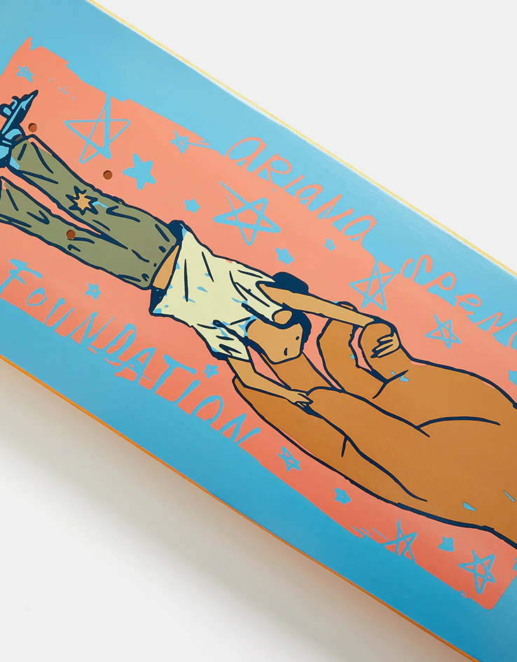 Foundation Ariana Hand Skateboard Deck - 8.13" - Image 3