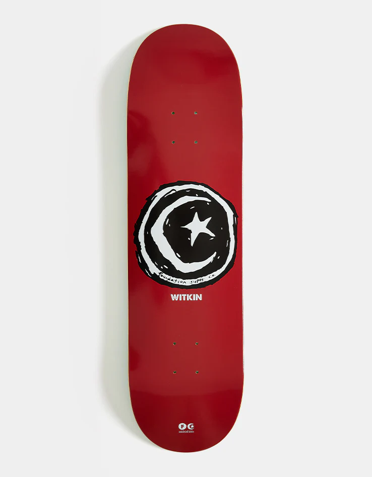 Foundation Witkin Star & Moon Skateboard Deck - 8.5"