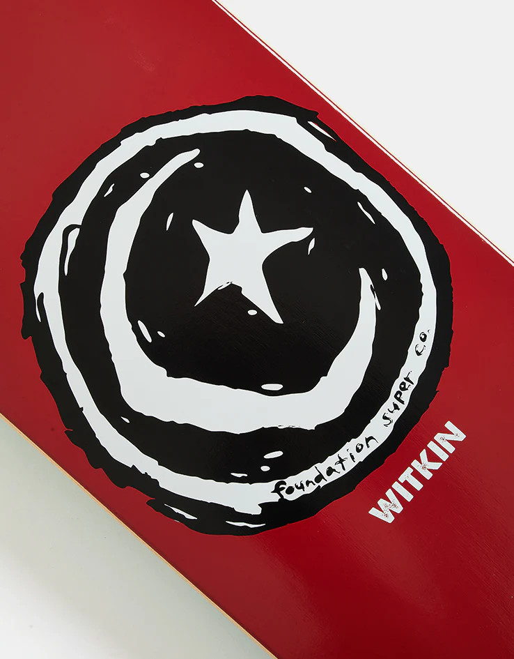 Foundation Witkin Star & Moon Skateboard Deck - 8.5" - Image 3