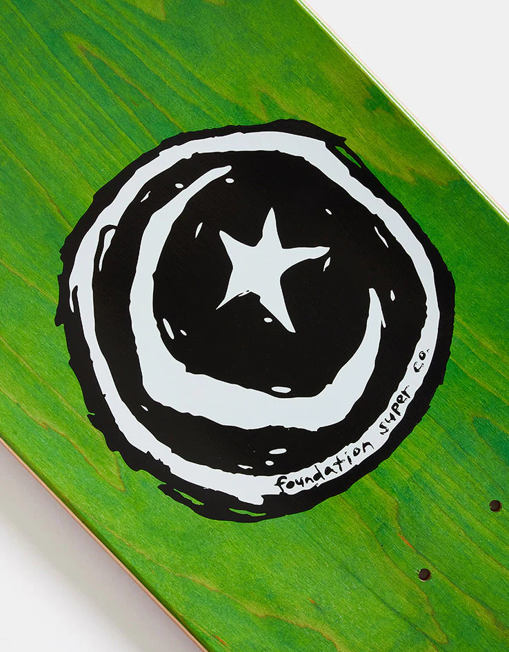 Foundation Witkin Star & Moon Skateboard Deck - 8.5" - Image 4