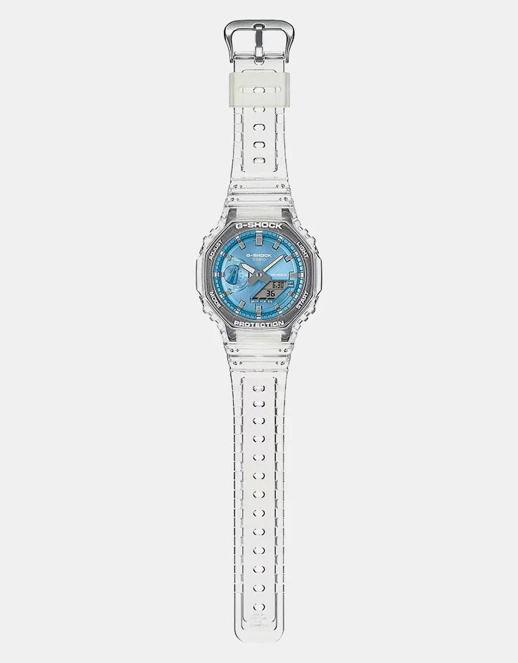 G-Shock GA-2100BM-7A2ER Watch - Clear/Blue - Image 4
