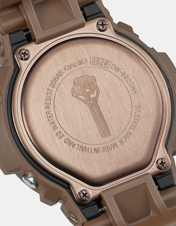 G-Shock x Hardies NYC Limited Edition DW-6900HH-5JR Watch - Brown - Image 10