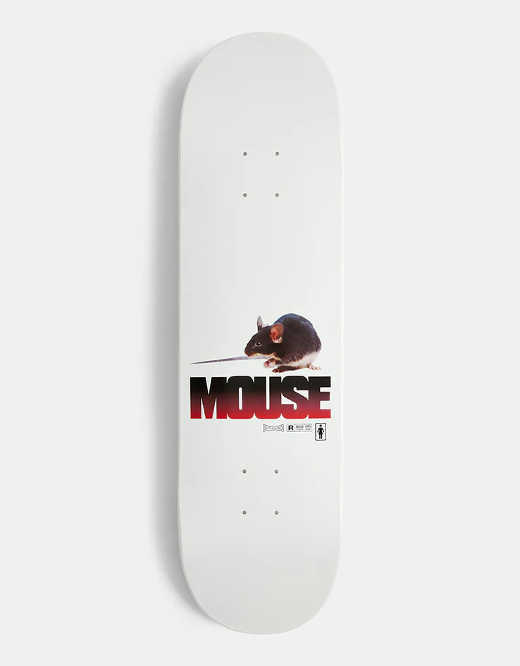 Girl Carroll Mouse G016 Skateboard Deck - 8.375"
