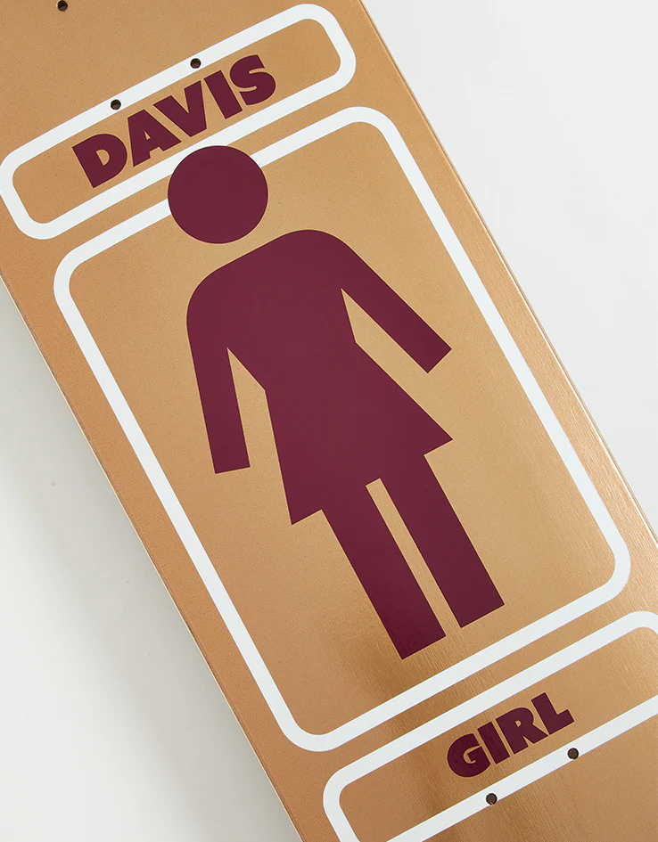 Girl Davis Metalls G052 Skateboard Deck - 8.25" - Image 3
