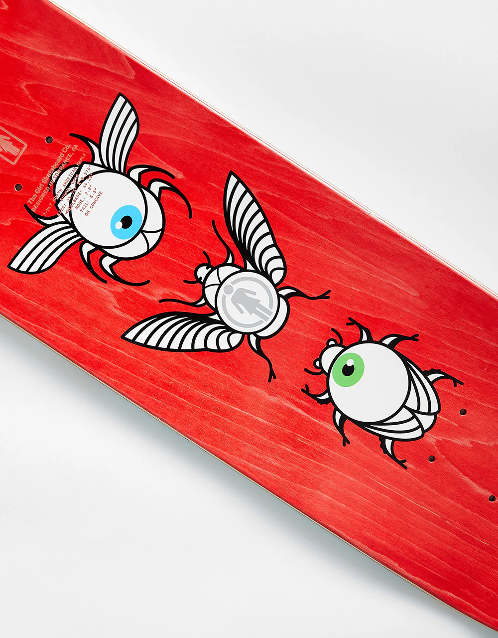 Girl Pacheco Beetle Bum G016 Skateboard Deck - 8.375" - Image 4